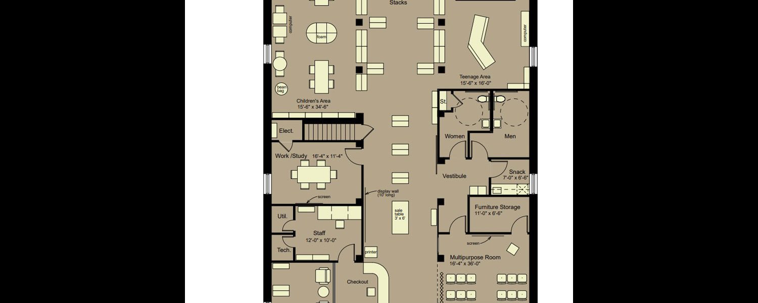 Board reviews new Aberdeen library floor plan