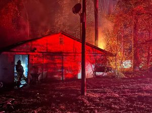 Quick response by firefighters saves building