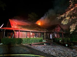 Homeowners safe after house fire on Halloween