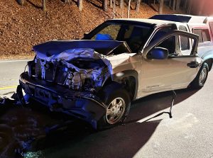 Head-on collision sends one to hospital