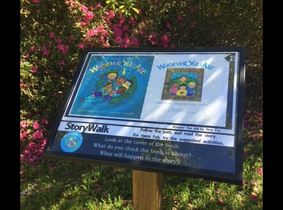 Whitehall at Reservoir Park opens first upgraded trail focused on early literacy