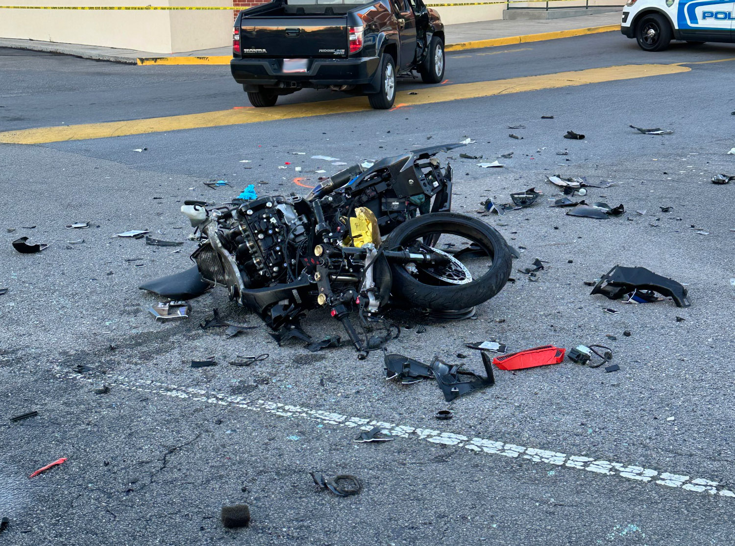 Man critical after motorcycle crashes into truck – Sandhill Sentinel