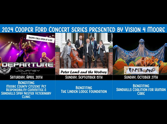 Lineup announced for Cooper Ford Concert Series