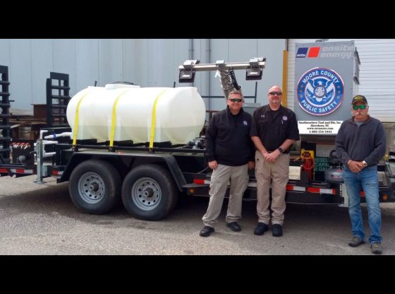 Public Safety receives locally built disaster response trailer