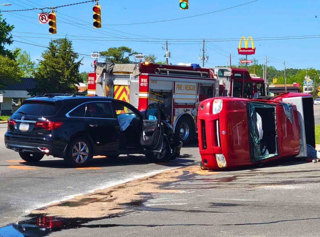 accident aberdeen CVS intersection B.G. SHS Sandhills Sentinel