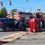 Truck flips, one transported after Aberdeen intersection collision