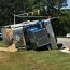 Two semi-trucks overturn in two days