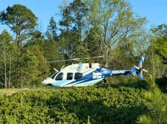 One airlifted after striking tree in Cameron
