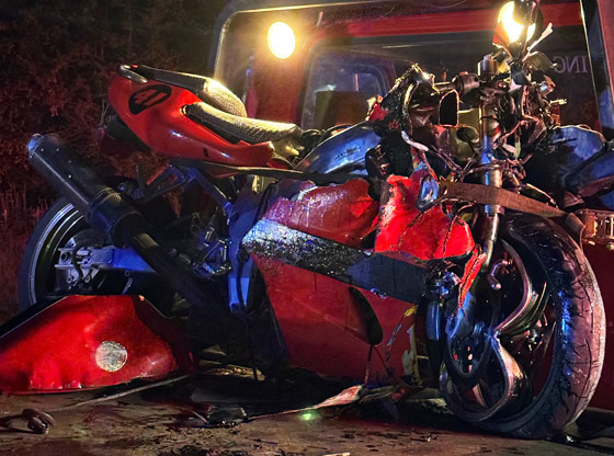 Motorcyclist airlifted after collision in Lobelia Sunday