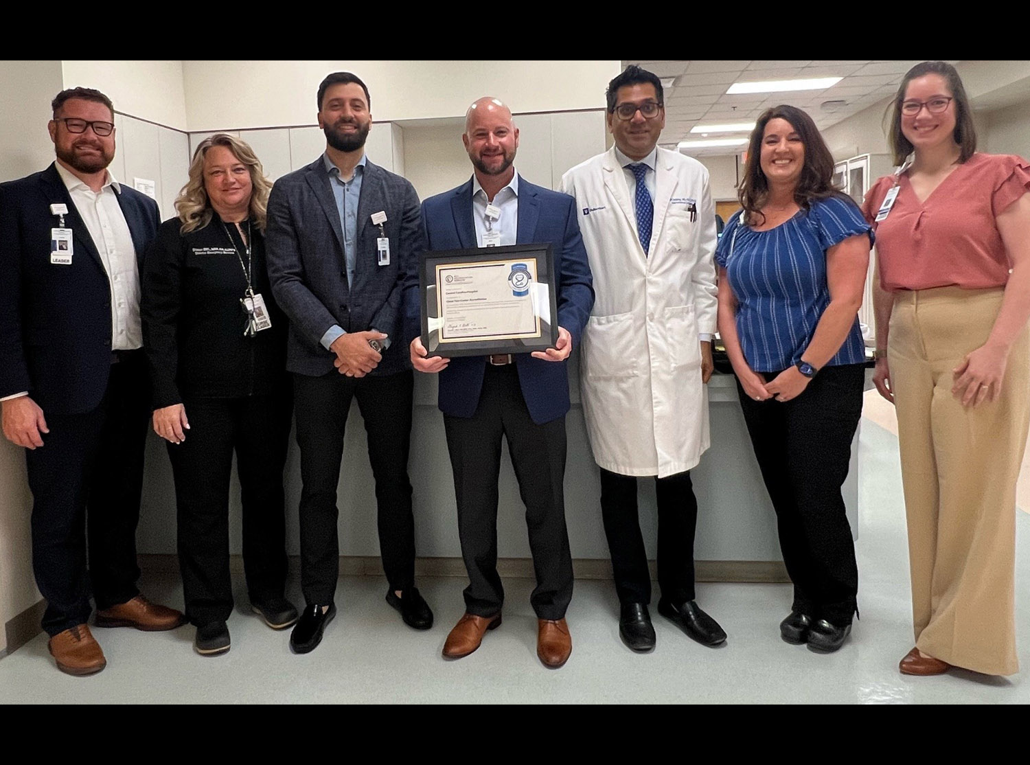 CCH recognized for excellence with chest pain center accreditation