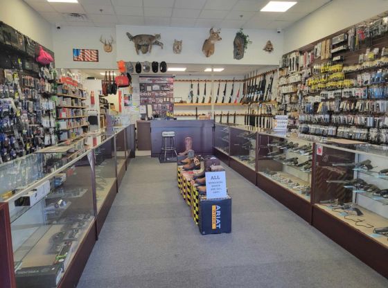 The interior of American Guns & Ammo