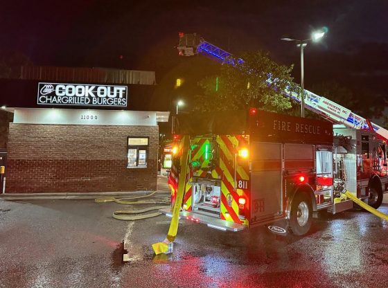 Fire at Cook Out leaves building damaged, staff safe