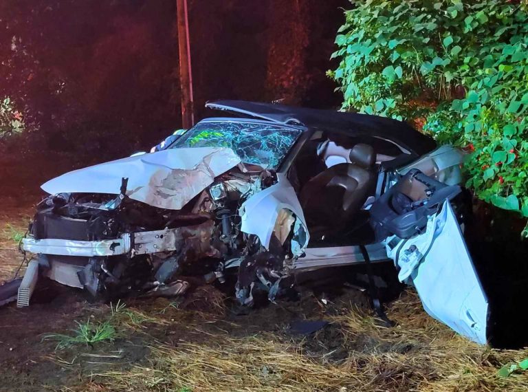 Driver in critical condition after striking tree on Midland Road ...