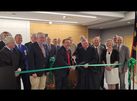 Ribbon cutting for new courthouse commences