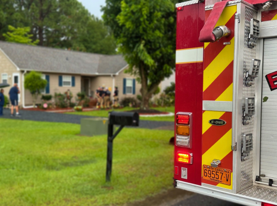 Lightning strike starts house fire in Aberdeen