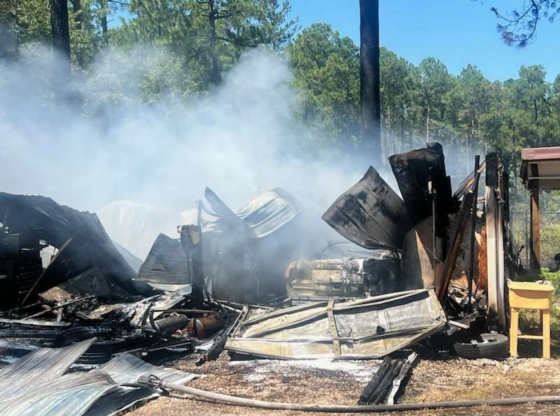 Moore County crews assist in three structure fire