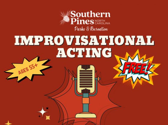 Improvisational acting for ages 55+ every Wednesday