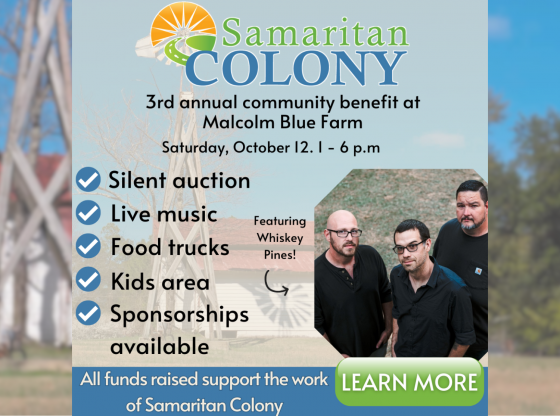 Samaritan Colony's 3rd Annual Benefit at Malcolm Blue Farm - Oct. 12