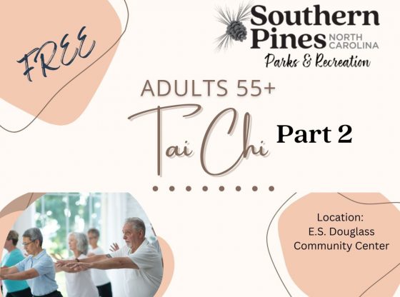 55+ Tai Chi: Mondays and Wednesdays