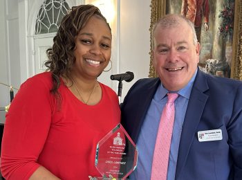 Lamphier honored as Eileen Vansant Volunteer of the Year