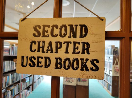 Second Chapter Used Books shelves affordable finds in Carthage