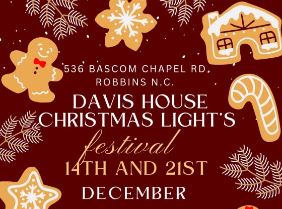 Robbins Davis House Christmas Lights - Dec. 14 & 21