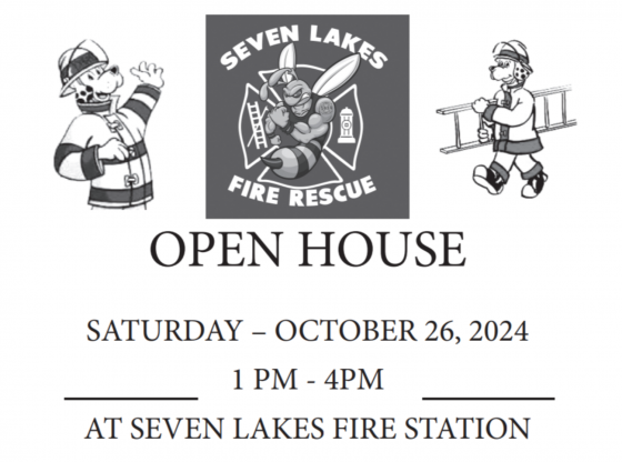 Seven Lakes Fire & Rescue open house - Oct. 26