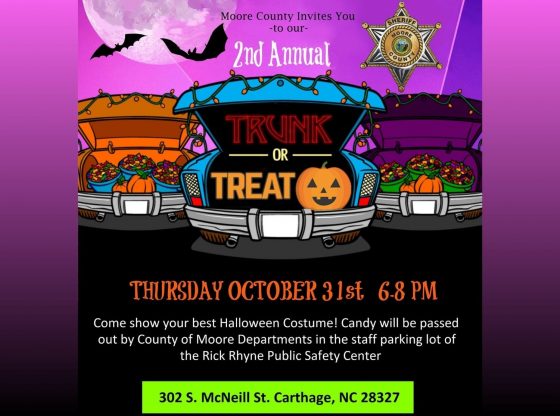 Moore County's 2nd annual 'Trunk or Treat' - Oct. 31