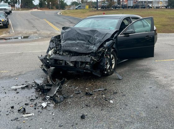 One injured in crash by Vass Tractor Supply