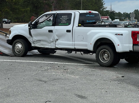 One injured in crash near Vass Tractor Supply