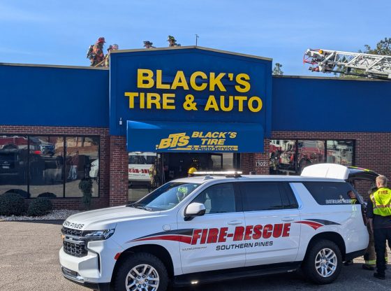 Fire shuts down Black's Tire & Auto in Southern Pines