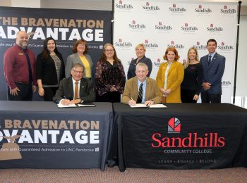 UNCP signs guaranteed admission partnership with SCC