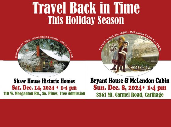 Holiday open houses at Shaw House and Bryant House - Dec. 8, 14