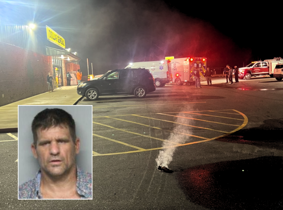 Suspect wanted in connection to burn assault at Dollar General