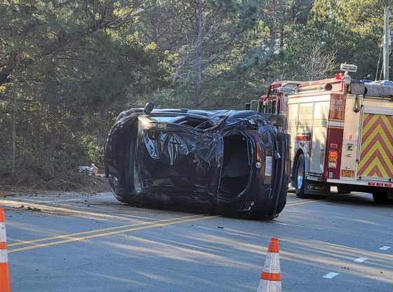 Vehicle flips, strikes mailboxes in Aberdeen crash