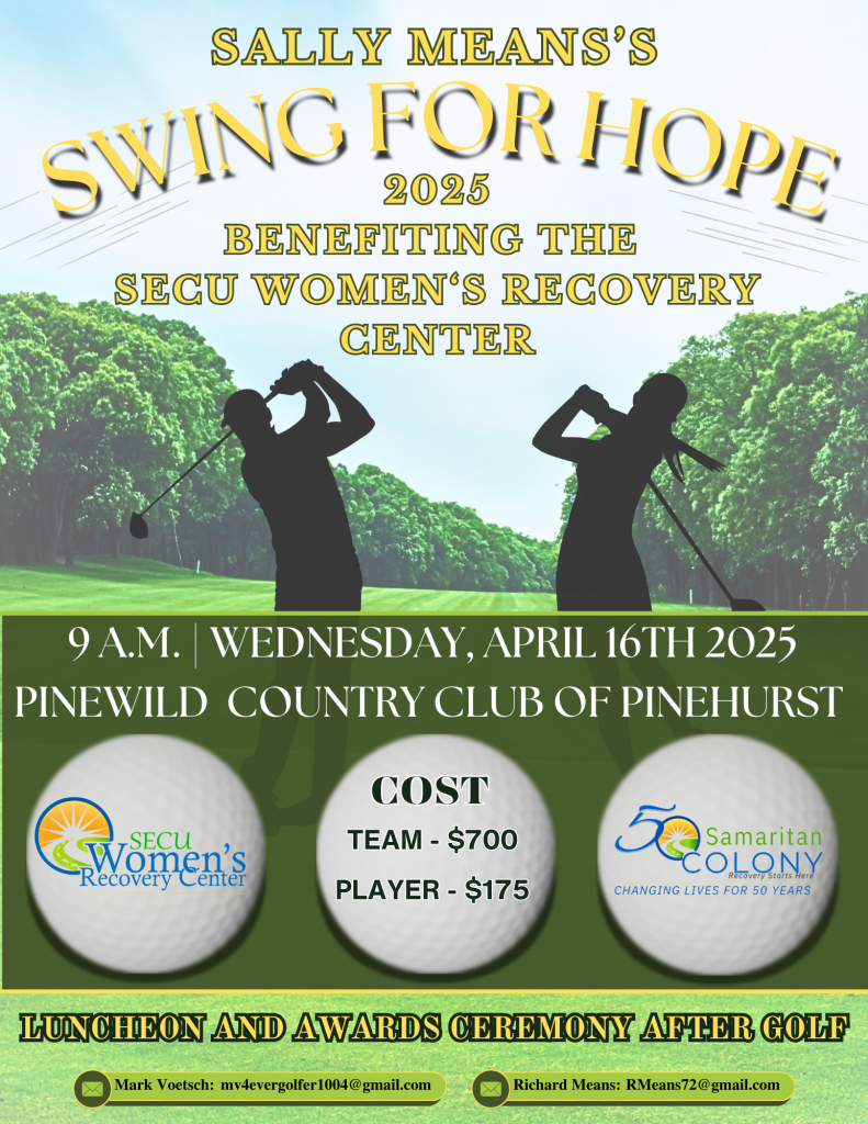 'Swing for Hope' with Samaritan Colony - Apr. 16