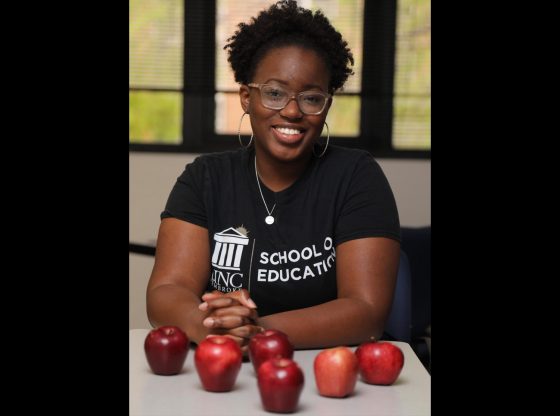 UNCP student on track to earn teaching licensure before 20