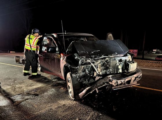 One transported, charges pending after head-on collision in Aberdeen