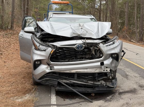 SUV rear-ends tractor in Lakeview