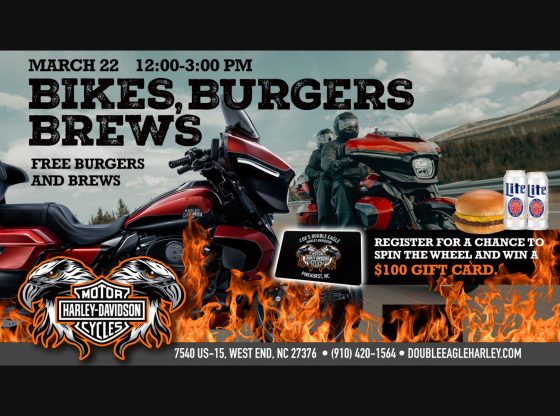 Bikes, Burgers, and Brews - March 22