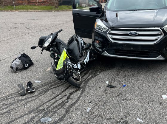 Scooter driver airlifted after Carthage crash