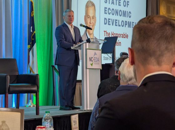 Governor speaks at economic development conference in Pinehurst