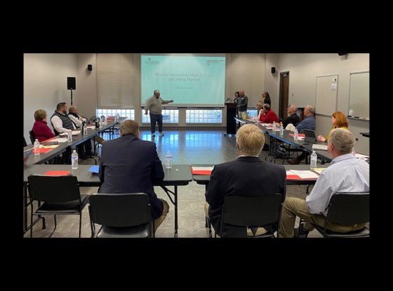 Leaders gather to review comprehensive plans of new high school