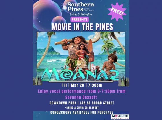 Movies in the Pines: Moana 2 - March 28