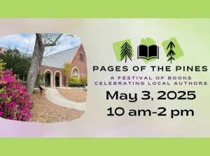 'Pages of the Pines' local author festival - May 3