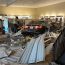 Car crashes into carpet store