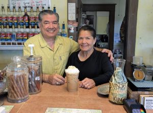 Frankie grinds his last cup of joe