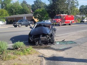 Crash involving dump truck delays Pinebluff traffic