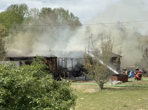 Family displaced after fire destroys home in Eagle Springs