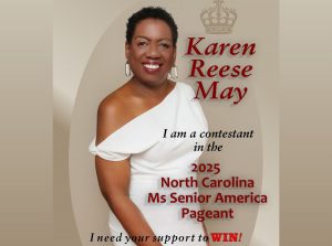 Local resident running in 2025 North Carolina Ms. Senior America Pageant